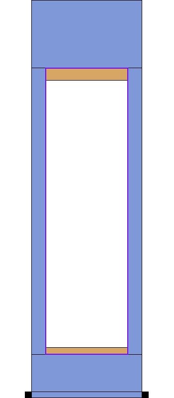 一文字有り・筋廻し有りの袋表装