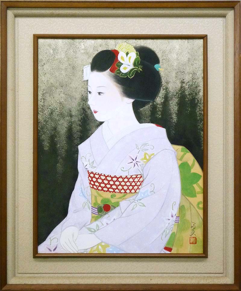 美人画の修復後